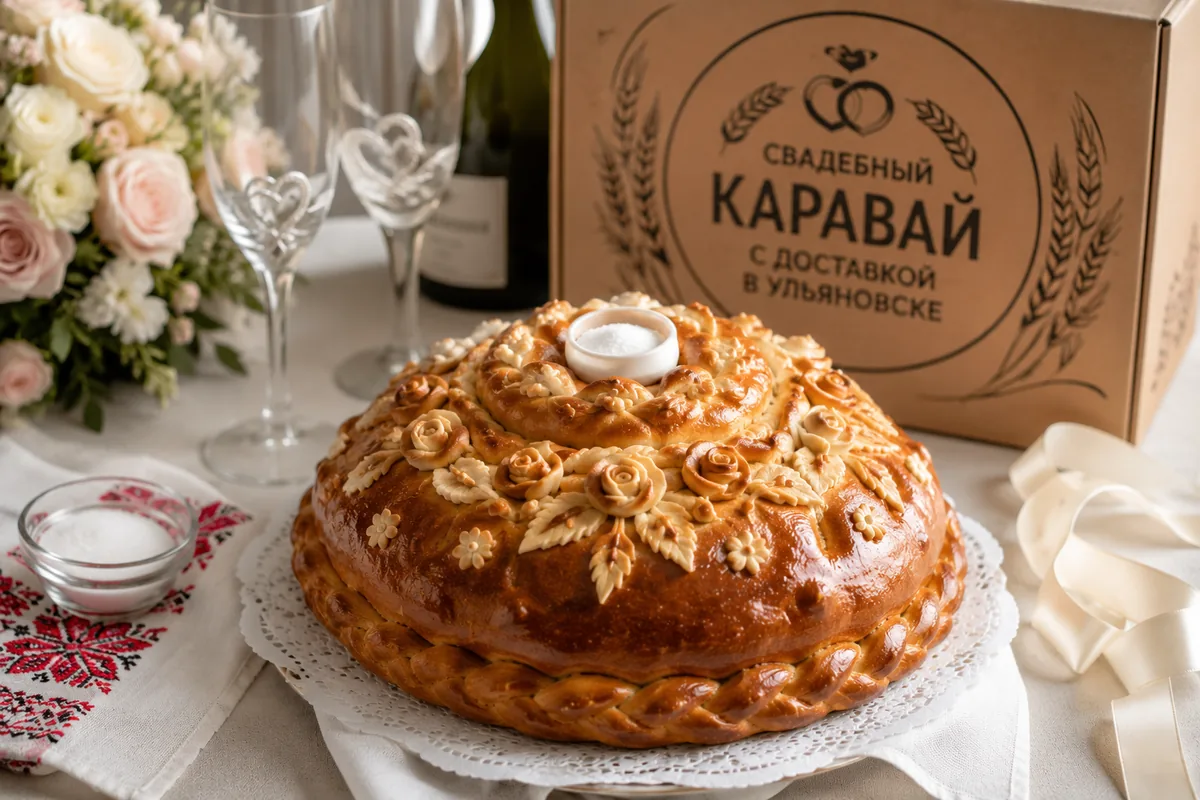 Свадебный каравай в Ульяновске: традиции, значение и как заказать с доставкой